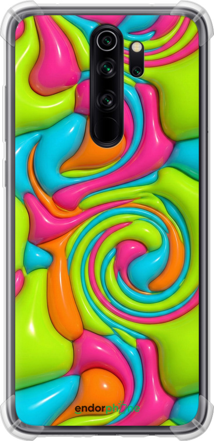 Силикон с усиленными углами чехол Y2K Jelly Dream для Xiaomi Redmi Note 8 Pro - 6780sp-1783 изображение 