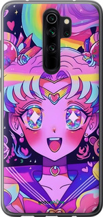 Силиконовый чехол Сейлор Мун 3 для Xiaomi Redmi Note 8 Pro - 6352u-1783 изображение 