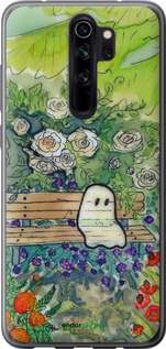 Силиконовый чехол Грустное привидение для Xiaomi Redmi Note 8 Pro - 6403u-1783 изображение 