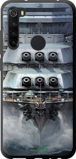 TPU чехол Линкор, world of tanks, wargaming, военный корабль для Xiaomi Redmi Note 8 - 6453b-1787 изображение 