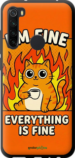 TPU чехол 'Funny Cat' для Xiaomi Redmi Note 8 изображение 5