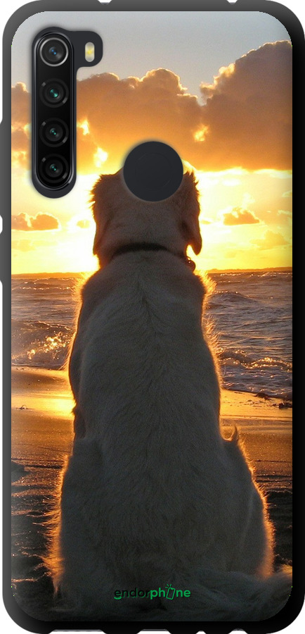 TPU чехол Закат и собака для Xiaomi Redmi Note 8 - 3966b-1787 изображение 