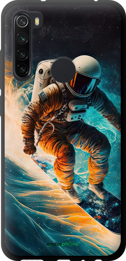 TPU zwart чехол Snowboarder для Xiaomi Redmi Note 8 - 5604b-1787 изображение 