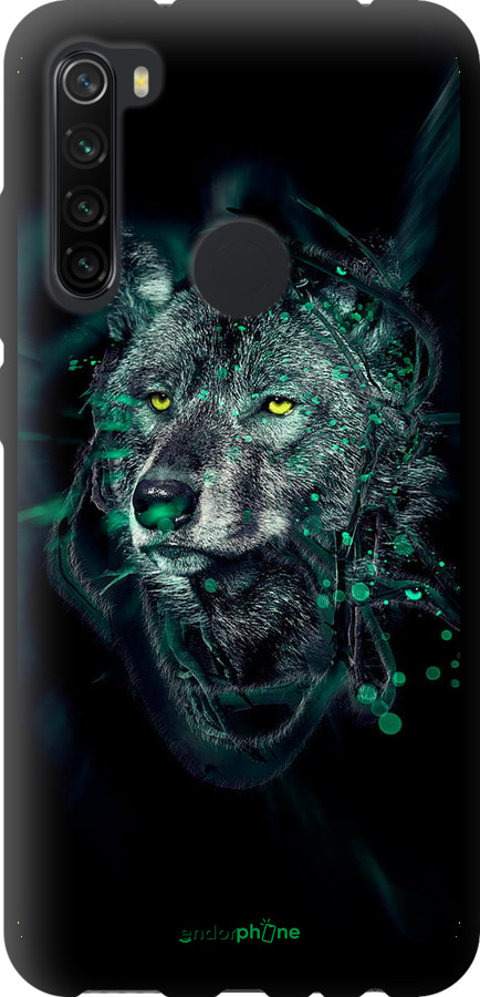 TPU чехол Wolf для Xiaomi Redmi Note 8 - 6610b-1787 изображение 