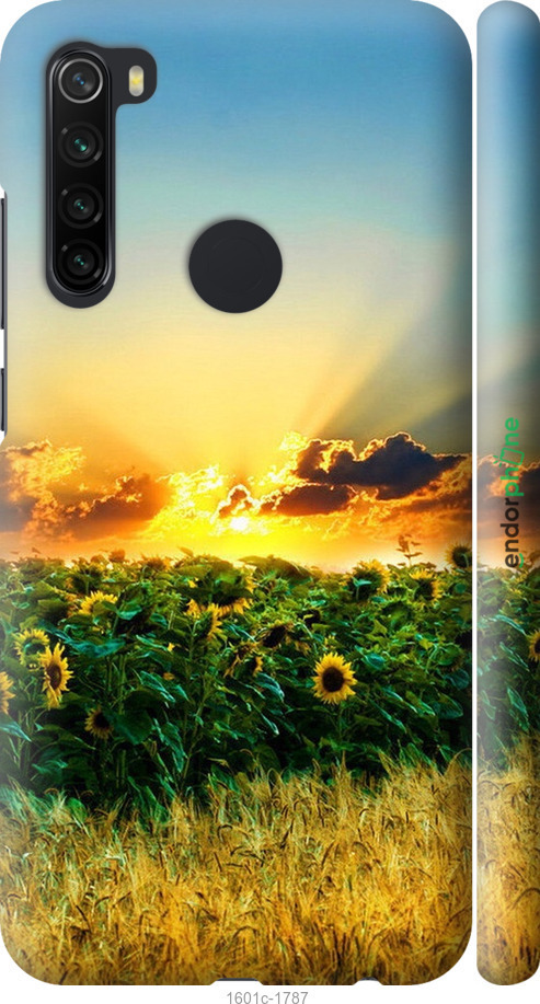 

3D пластиковий матовий чохол "Україна" для Xiaomi Redmi Note 8