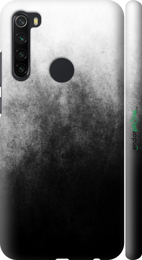 3D пластиковый матовый чехол Абстрактная композиция в серых тонах для Xiaomi Redmi Note 8 - 6477m-1787 изображение 