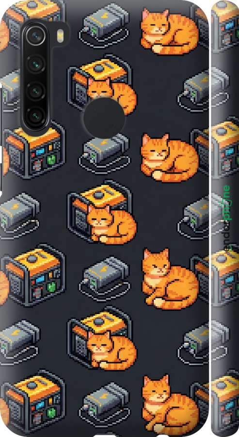 3D пластиковый матовый чехол Autonomous Zone для Xiaomi Redmi Note 8 - 6771m-1787 изображение 