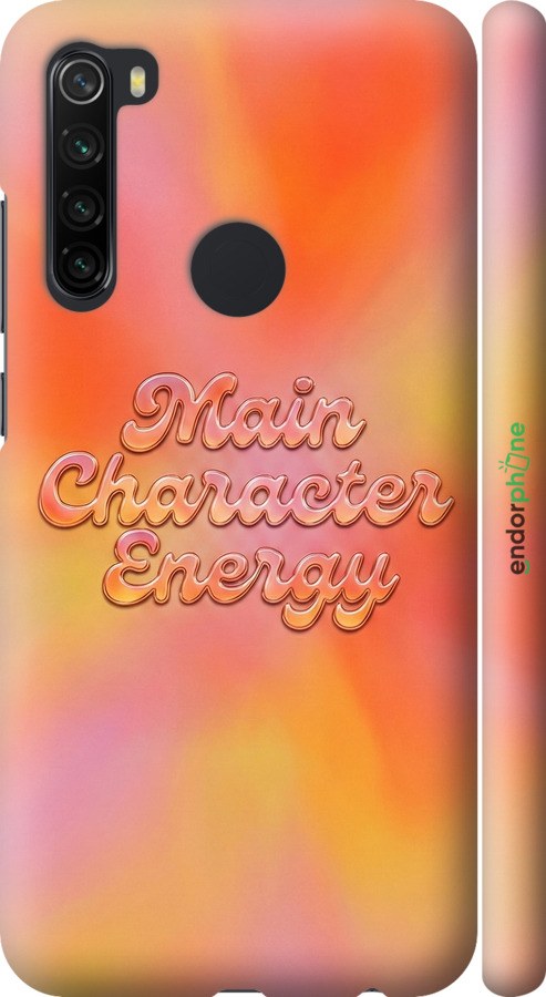 3D пластиковый матовый чехол Aura Gradient Main Character Energy Aesthetic Y2K для Xiaomi Redmi Note 8 - 6783m-1787 изображение 
