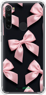 Силіконовий протиударний с посиленими кутами чехол Coquette Ribbons Dark Coquette для Xiaomi Redmi Note 8 - 6767sp-1787 изображение 
