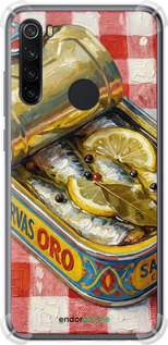 Силикон с усиленными углами чехол Vintage Sardine Tin Phone для Xiaomi Redmi Note 8 - 6772sp-1787 изображение 