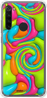 Силикон с усиленными углами чехол Y2K Jelly Dream для Xiaomi Redmi Note 8 - 6780sp-1787 изображение 
