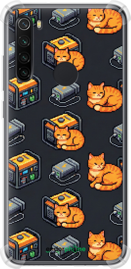 Силіконовий протиударний с посиленими кутами чехол Autonomous Zone для Xiaomi Redmi Note 8 - 6771sp-1787 изображение 