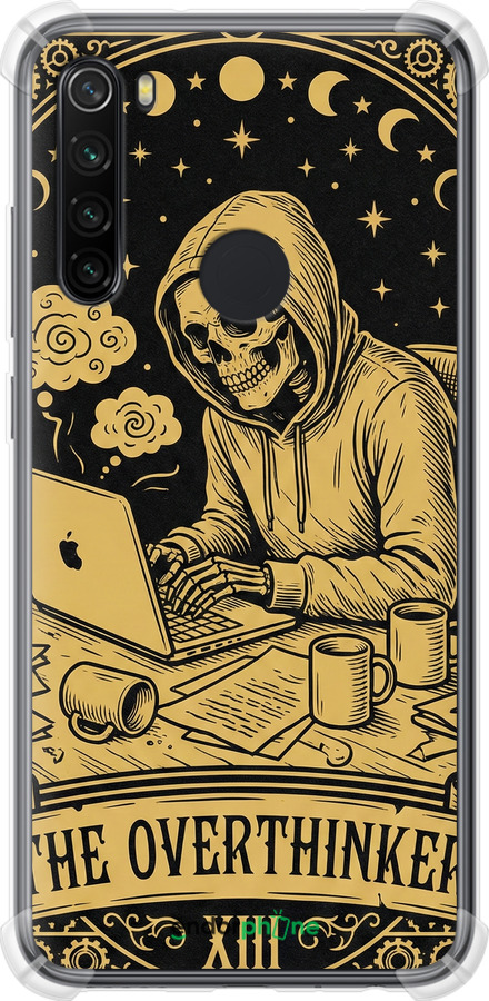 Силіконовий протиударний с посиленими кутами чехол The Overthinker для Xiaomi Redmi Note 8 - 6774sp-1787 изображение 