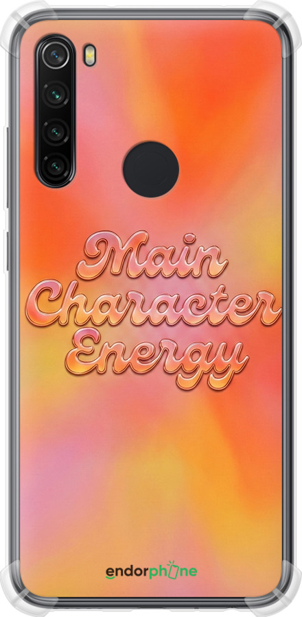 Силикон с усиленными углами чехол Aura Gradient Main Character Energy Aesthetic Y2K для Xiaomi Redmi Note 8 - 6783sp-1787 изображение 