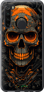 2D пластиковый чехол Череп для Xiaomi Redmi Note 8 - 5952t-1787 изображение 