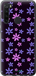2D пластиковий чехол з квітами для Xiaomi Redmi Note 8 - 6258t-1787 изображение 