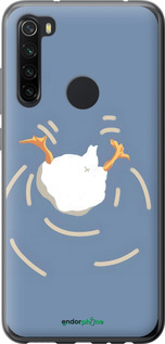 2D пластиковый чехол Гусь ныряет для Xiaomi Redmi Note 8 - 6275t-1787 изображение 