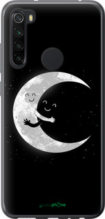 2D пластиковый чехол Лунные объятия для Xiaomi Redmi Note 8 - 6508t-1787 изображение 
