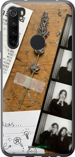 Силиконовый чехол Aesthetic Scrapbook Collage для Xiaomi Redmi Note 8 - 6773u-1787 изображение 