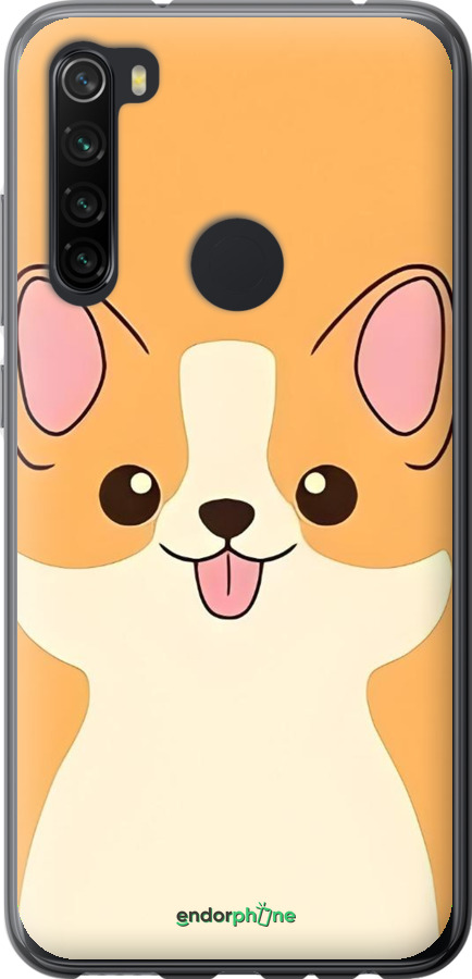 2D пластиковий чехол Милый пес для Xiaomi Redmi Note 8 - 6296t-1787 изображение 