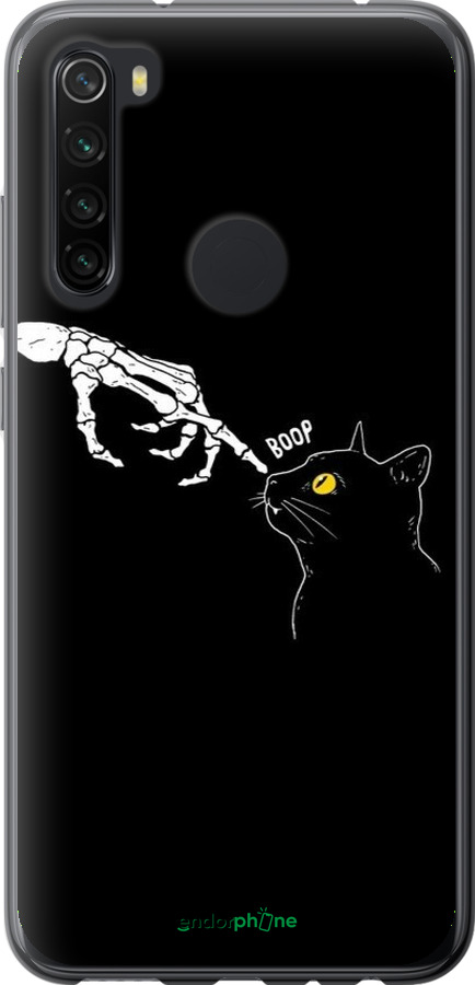 2D пластиковый чехол Кошка для Xiaomi Redmi Note 8 - 6505t-1787 изображение 