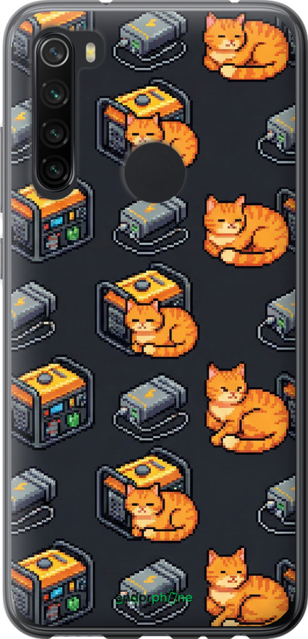 Силіконовий чехол Autonomous Zone для Xiaomi Redmi Note 8 - 6771u-1787 изображение 