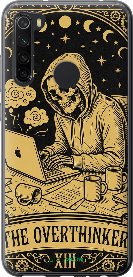 2D пластиковый чехол The Overthinker для Xiaomi Redmi Note 8 - 6774t-1787 изображение 