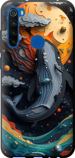 TPU чехол Кит в космосе для Xiaomi Redmi Note 8T - 6328b-1818 изображение 