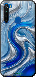 TPU чехол Liquid Chrome для Xiaomi Redmi Note 8T - 6781b-1818 изображение 