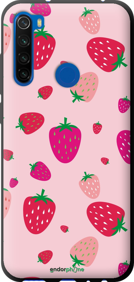 TPU чехол Полунички для Xiaomi Redmi Note 8T - 4332b-1818 изображение 