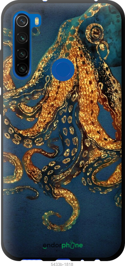 TPU чехол № 5433 для Xiaomi Redmi Note 8T - 5433b-1818 изображение 