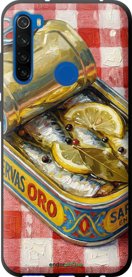 TPU чехол Vintage Sardine Tin Phone для Xiaomi Redmi Note 8T - 6772b-1818 изображение 