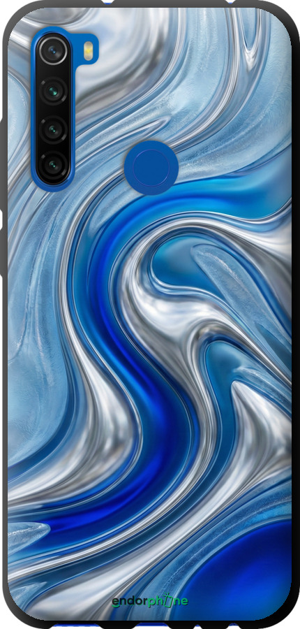 TPU чехол Liquid Chrome для Xiaomi Redmi Note 8T - 6781b-1818 изображение 