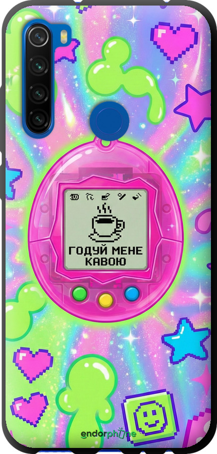 TPU чехол Y2K Aesthetic Retro Pet: Годуй мене кавою для Xiaomi Redmi Note 8T - 6784b-1818 изображение 