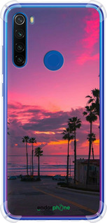 Силикон с усиленными углами чехол Пальмы для Xiaomi Redmi Note 8T - 5873sp-1818 изображение 
