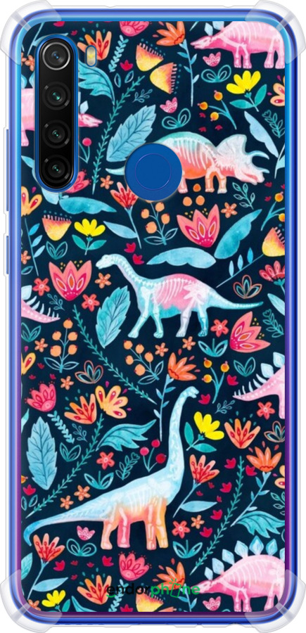 Силіконовий протиударний с посиленими кутами чехол № 5415 для Xiaomi Redmi Note 8T - 5415sp-1818 изображение 
