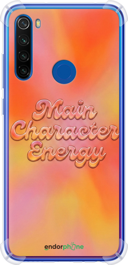 Силикон с усиленными углами чехол Aura Gradient Main Character Energy Aesthetic Y2K для Xiaomi Redmi Note 8T - 6783sp-1818 изображение 