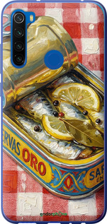 Силиконовый чехол Vintage Sardine Tin Phone для Xiaomi Redmi Note 8T - 6772u-1818 изображение 