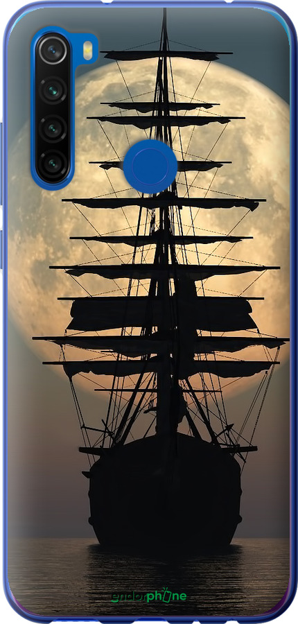 Силіконовий чехол Корабель для Xiaomi Redmi Note 8T - 5998u-1818 изображение 