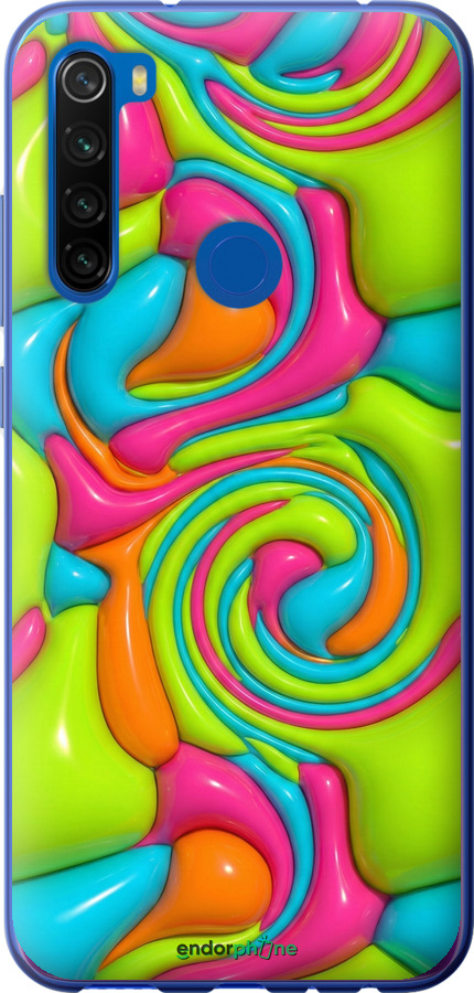 2D пластиковый чехол Y2K Jelly Dream для Xiaomi Redmi Note 8T - 6780t-1818 изображение 