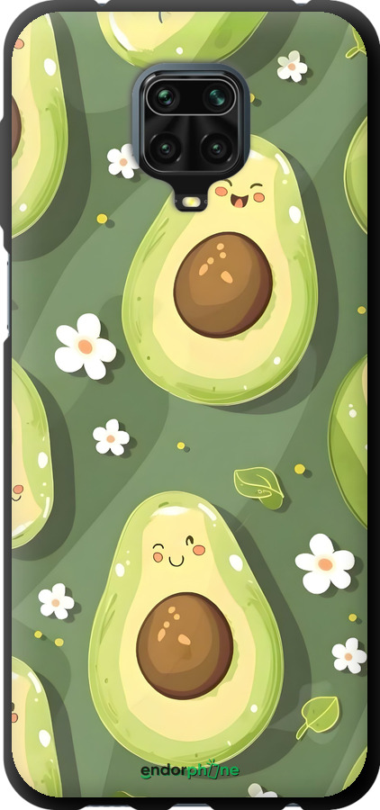 TPU чехол Авокадо для Xiaomi Redmi Note 9S - 6380b-2029 изображение 