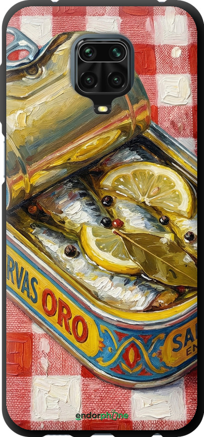 TPU чехол Vintage Sardine Tin Phone для Xiaomi Redmi Note 9S - 6772b-2029 изображение 