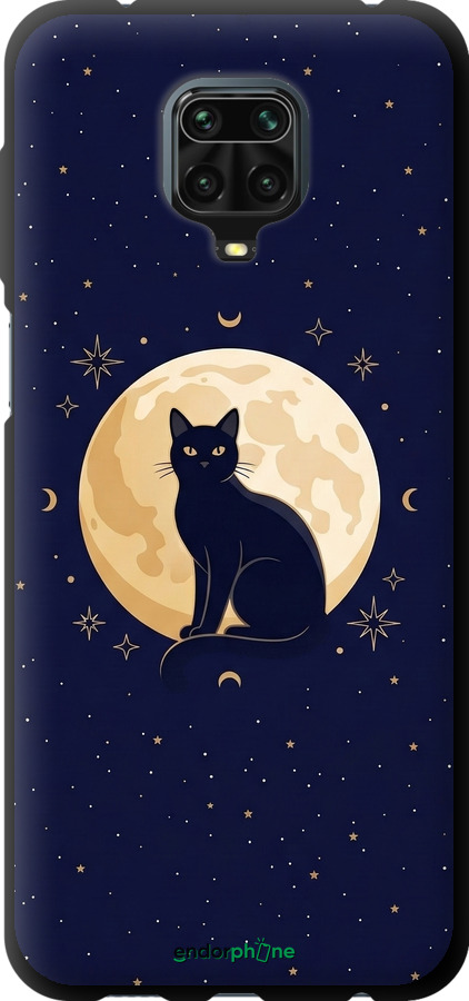 TPU чехол Cute Cat Celestial/Witchy для Xiaomi Redmi Note 9S - 6787b-2029 изображение 