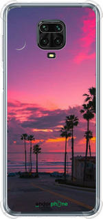 Силикон с усиленными углами чехол Пальмы для Xiaomi Redmi Note 9S - 5873sp-2029 изображение 