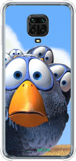 Силикон с усиленными углами чехол Angry Birds для Xiaomi Redmi Note 9S - 6008sp-2029 изображение 