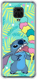 Силикон с усиленными углами чехол Стич для Xiaomi Redmi Note 9S - 6361sp-2029 изображение 