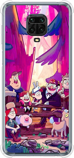 Силіконовий протиударний с посиленими кутами чехол Гравити Фолз для Xiaomi Redmi Note 9S - 6365sp-2029 изображение 