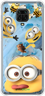 Силіконовий протиударний с посиленими кутами чехол Миньоны для Xiaomi Redmi Note 9S - 6386sp-2029 изображение 