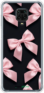 Силіконовий протиударний с посиленими кутами чехол Coquette Ribbons Dark Coquette для Xiaomi Redmi Note 9S - 6767sp-2029 изображение 