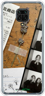 Силикон с усиленными углами чехол Aesthetic Scrapbook Collage для Xiaomi Redmi Note 9S - 6773sp-2029 изображение 